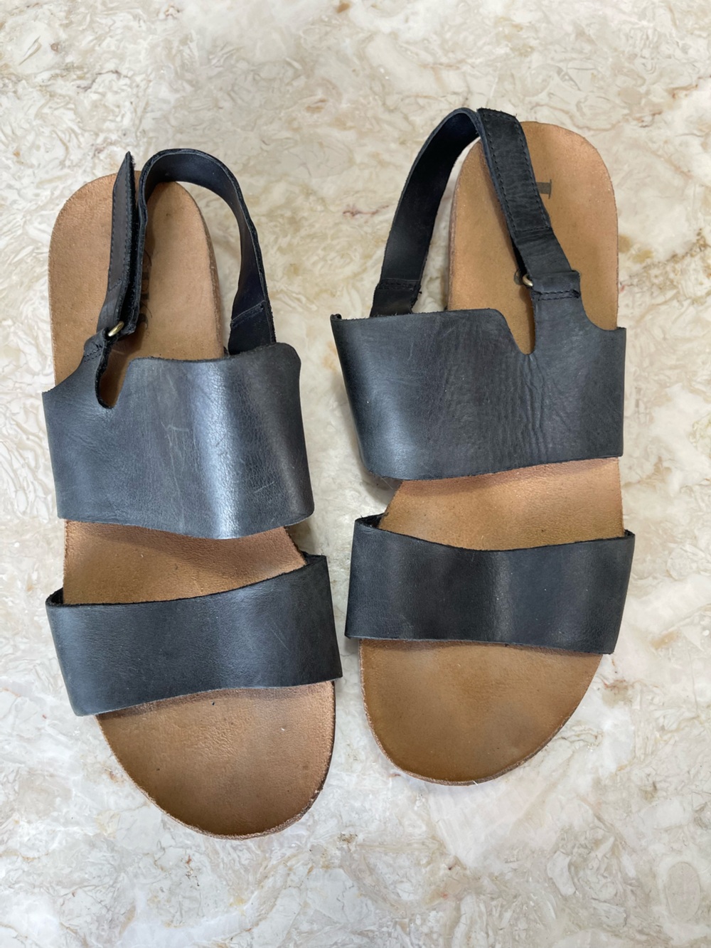 Korks Yanidel Leather Sling Back Sandals Sz 11